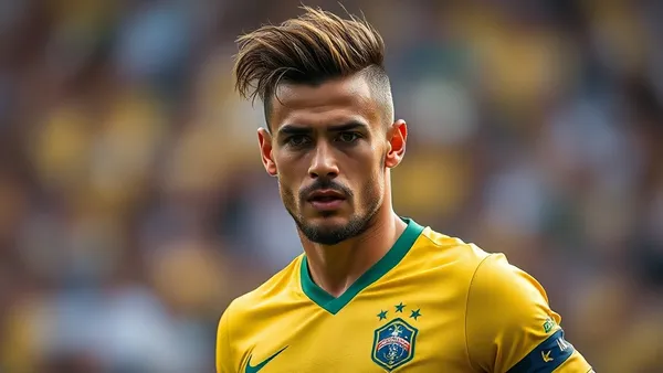 Neymar jogando pela seleção brasileira