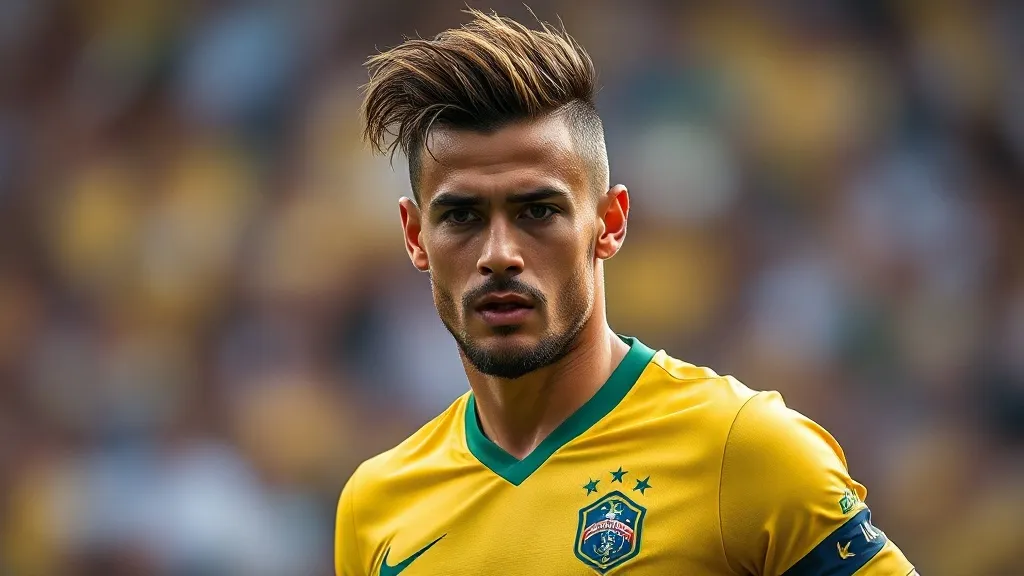 Neymar jogando pela seleção brasileira