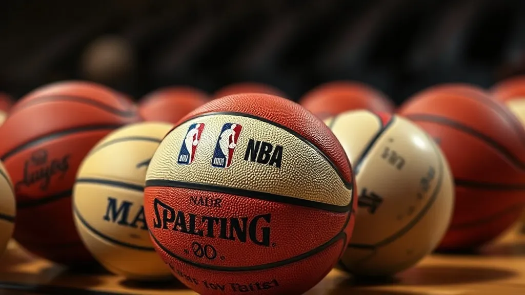 Bolas numeradas de uma lottery machine representando o sorteio do draft da NBA