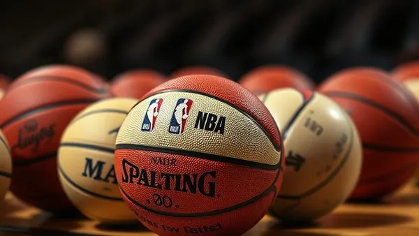 Bolas numeradas de uma lottery machine representando o sorteio do draft da NBA
