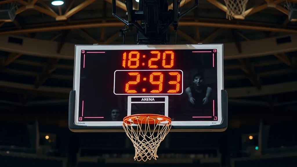 basketball shot clock arena scoreboard