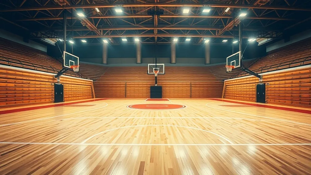 Pivô alto de basquete da NBA disputando bola no garrafão durante jogo de playoffs
