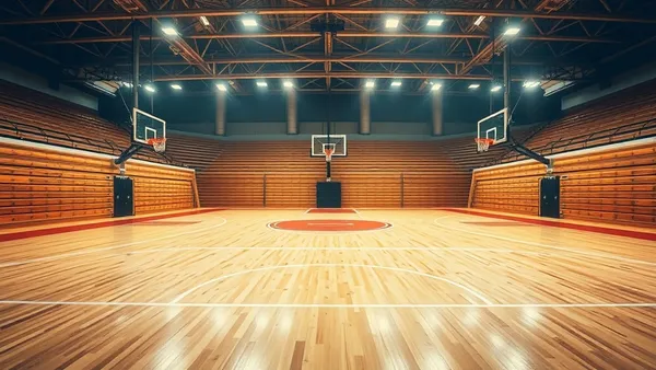 Pivô alto de basquete da NBA disputando bola no garrafão durante jogo de playoffs