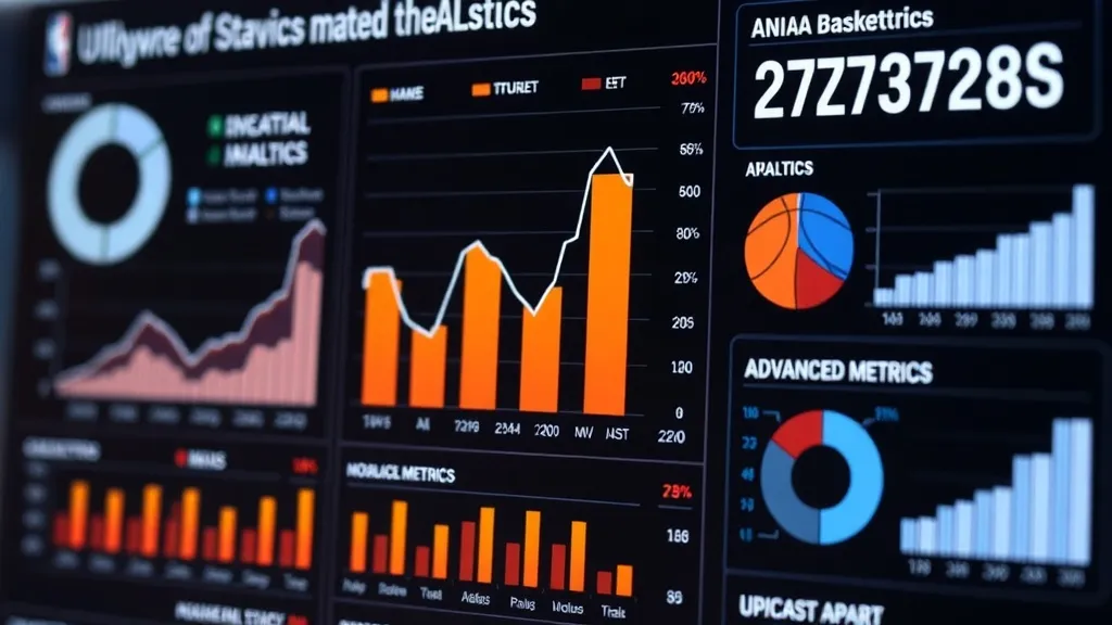 NBA basketball analytics stats advanced metrics dashboard court