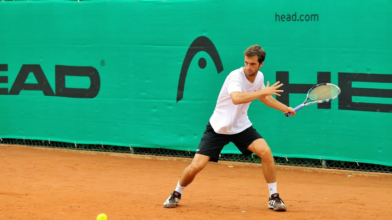 Quadra central de saibro do Foro Italico em Roma durante partida do Italian Open